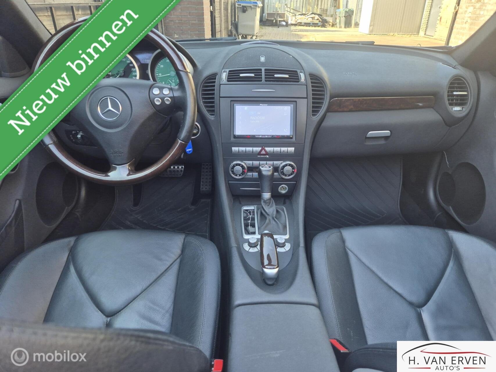 Mercedes SLK-klasse 200 K. LEDER 17" XENON PDC NAP, Automaat, Achterwielaandrijving, 4 cilinders, Cabriolet