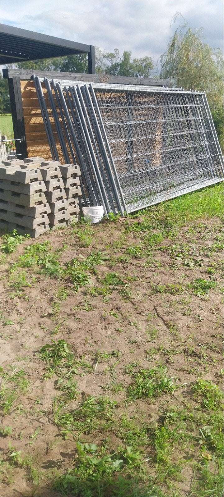 Bouwhekken set: 19 hekken, 19 blokken, 20 klemmen, Ophalen