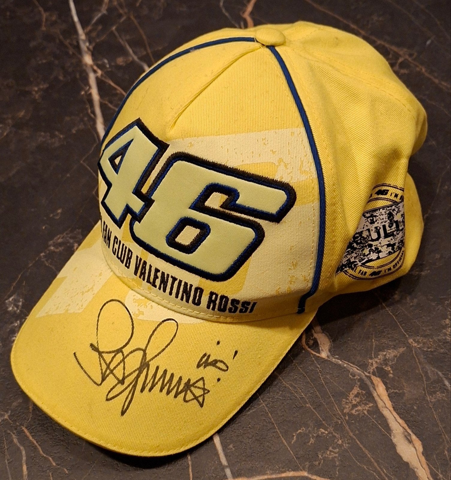 ❗️Origineel petje fanclub Valentino Rossi met handtekening❗️, Verzamelen, Ophalen of Verzenden, Motoren