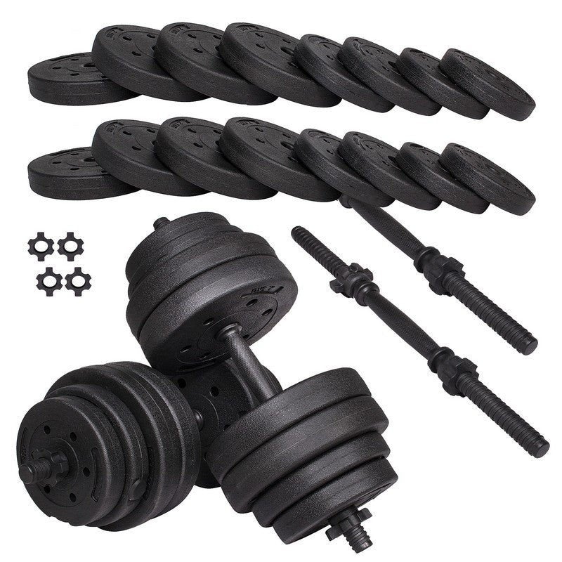 dumbell set 30kg, Sport en Fitness, Ophalen, Zo goed als nieuw, Armen, Dumbbell