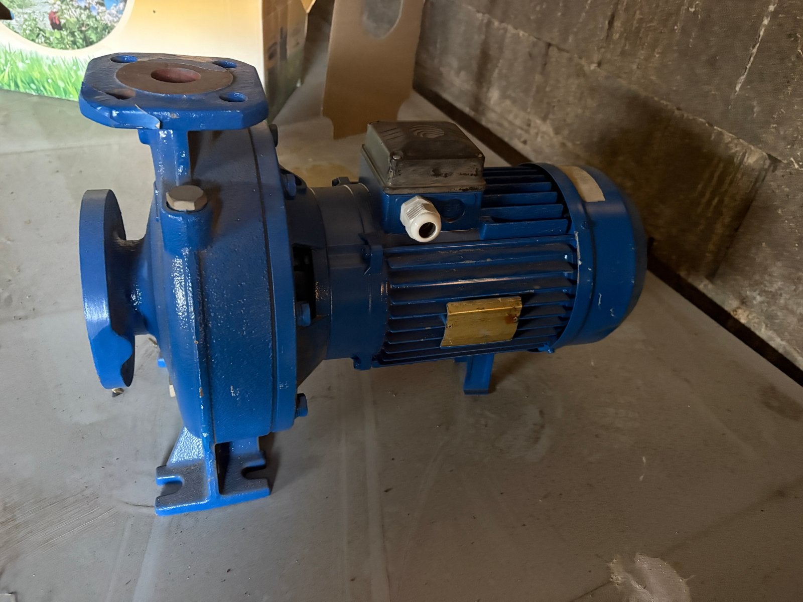 Lowara centrifugaalpomp RVS, 400V 4kW, 30m³/u bij 20m, Ophalen, Zo goed als nieuw, Elektrisch, Overige typen