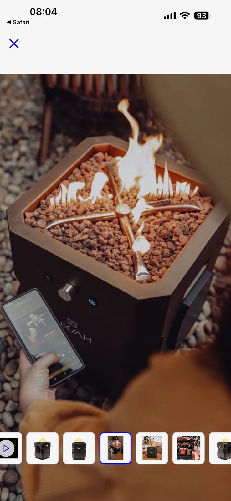 Luxe vuurkorf-vuurhaard-HEAT+BEAT! SPEAKERS BLUETOOTH AUDIO, Ophalen, Nieuw, Vuurkorf