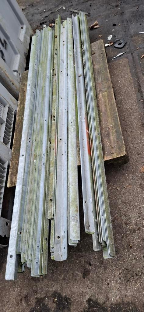 Hoeklijn gegalvaniseerd, Doe-het-zelf en Verbouw, Metalen, Ophalen of Verzenden, Gebruikt, IJzer