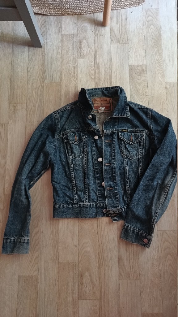 Diesel dames spijkerjas maat M, Blauw, Diesel, Gedragen, Ophalen