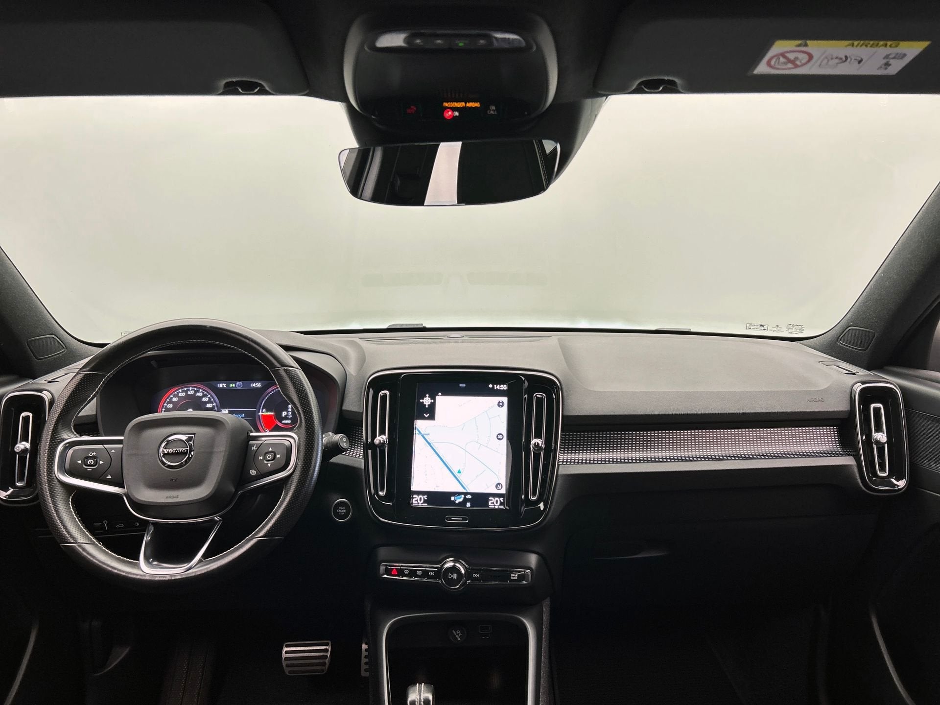 Volvo XC40 1.5 T5 Recharge | 261PK | Camera | Half/Leder | A, Auto's, Dealer onderhouden, Blauw, Leder en Stof, Plug-in hybride