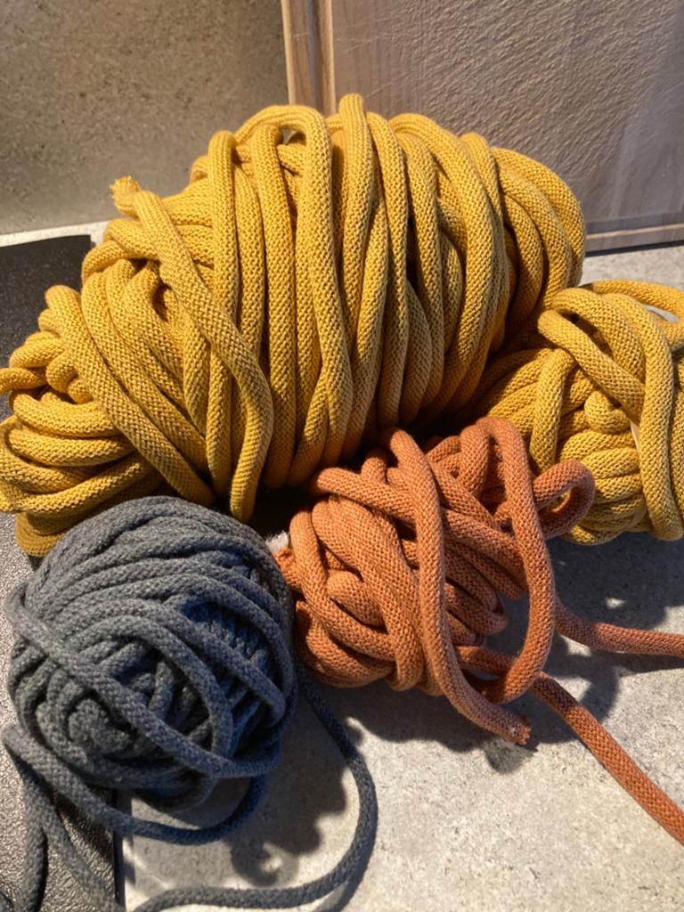 Bobbiny garens mustard, sunset en charcoal, Ophalen of Verzenden, Nieuw, Breien of Haken, Wol of Garen