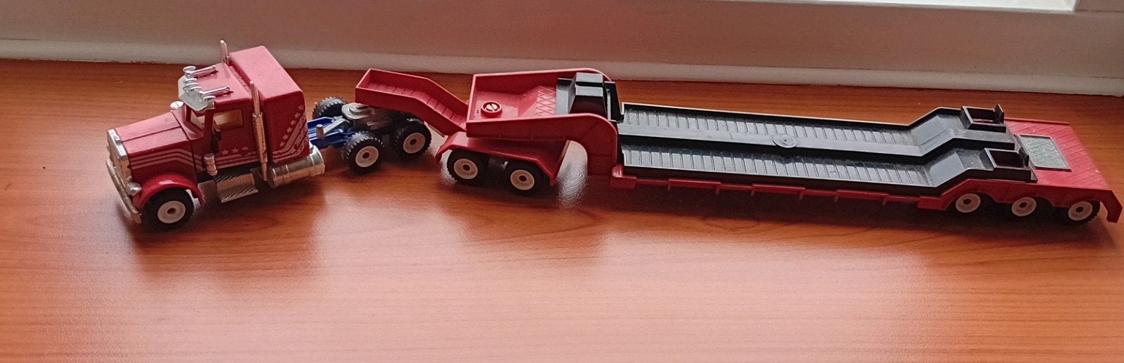Siku dieplader, Siku vrachtwagen met oplegger, Ophalen of Verzenden