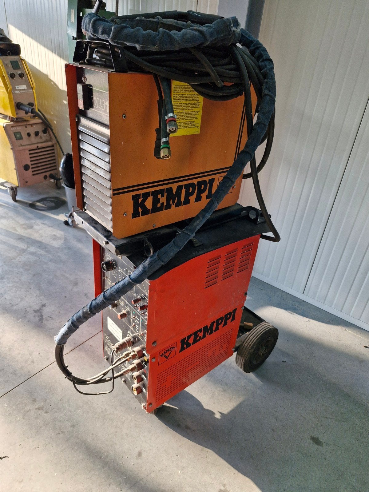 kemppi kempotig ac/dc 250 opknapper, Ophalen, Tig