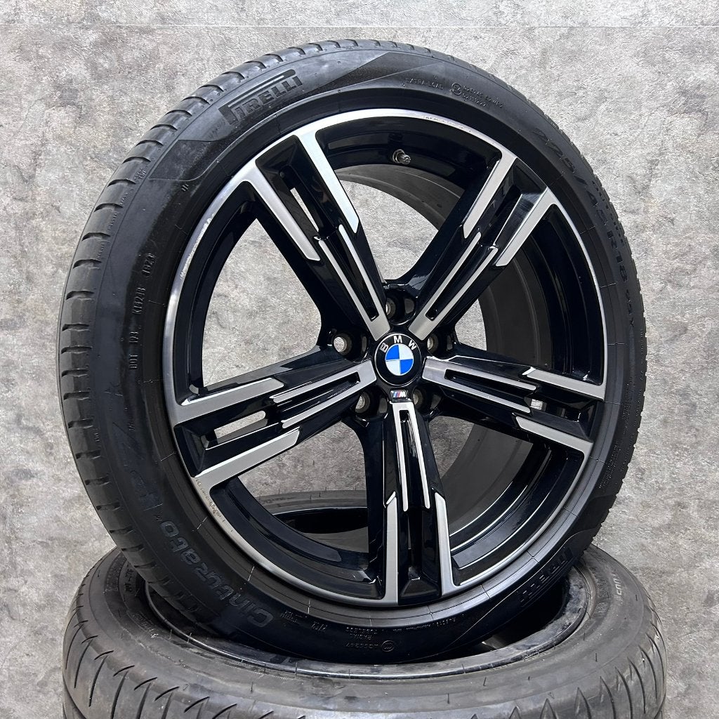 18 inch originele M velgen zomerbanden BMW 3 4 serie 848 M, 18 inch, Gebruikt, Banden en Velgen, Ophalen of Verzenden