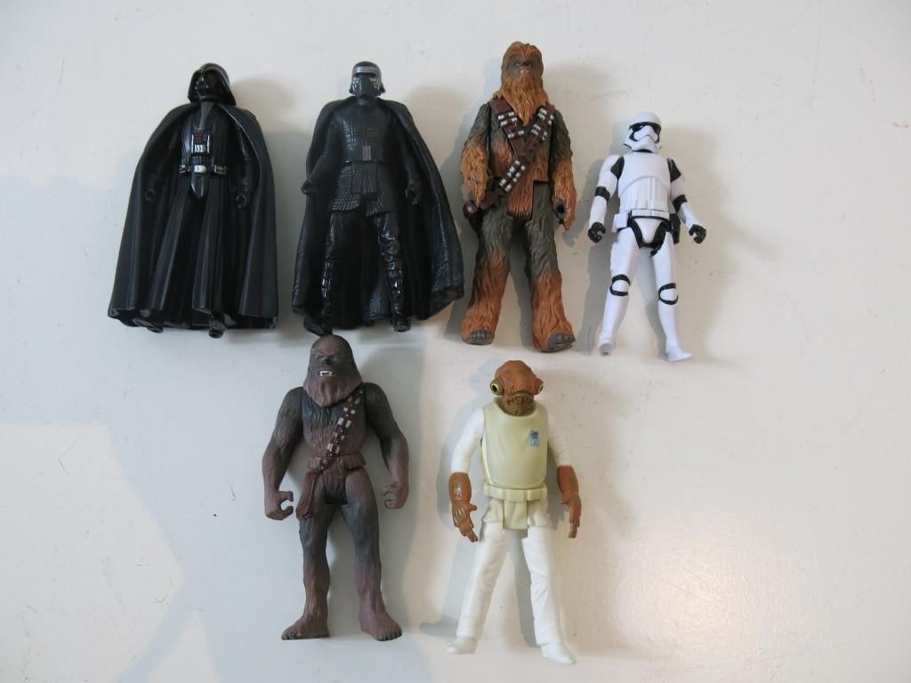 6 Kenner Starwars figuurtjes kenner Hasbro 1995, Verzamelen, Star Wars, Ophalen of Verzenden, Zo goed als nieuw, Actiefiguurtje