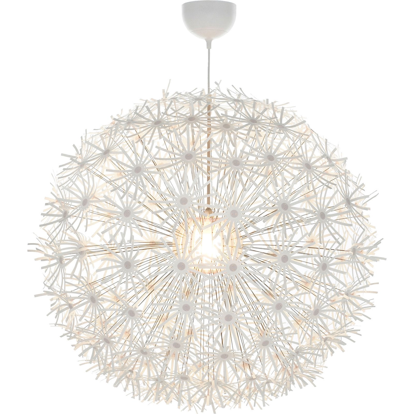 IKEA Maskros hanglamp - 80cm rond, Ophalen of Verzenden, Zo goed als nieuw, 75 cm of meer