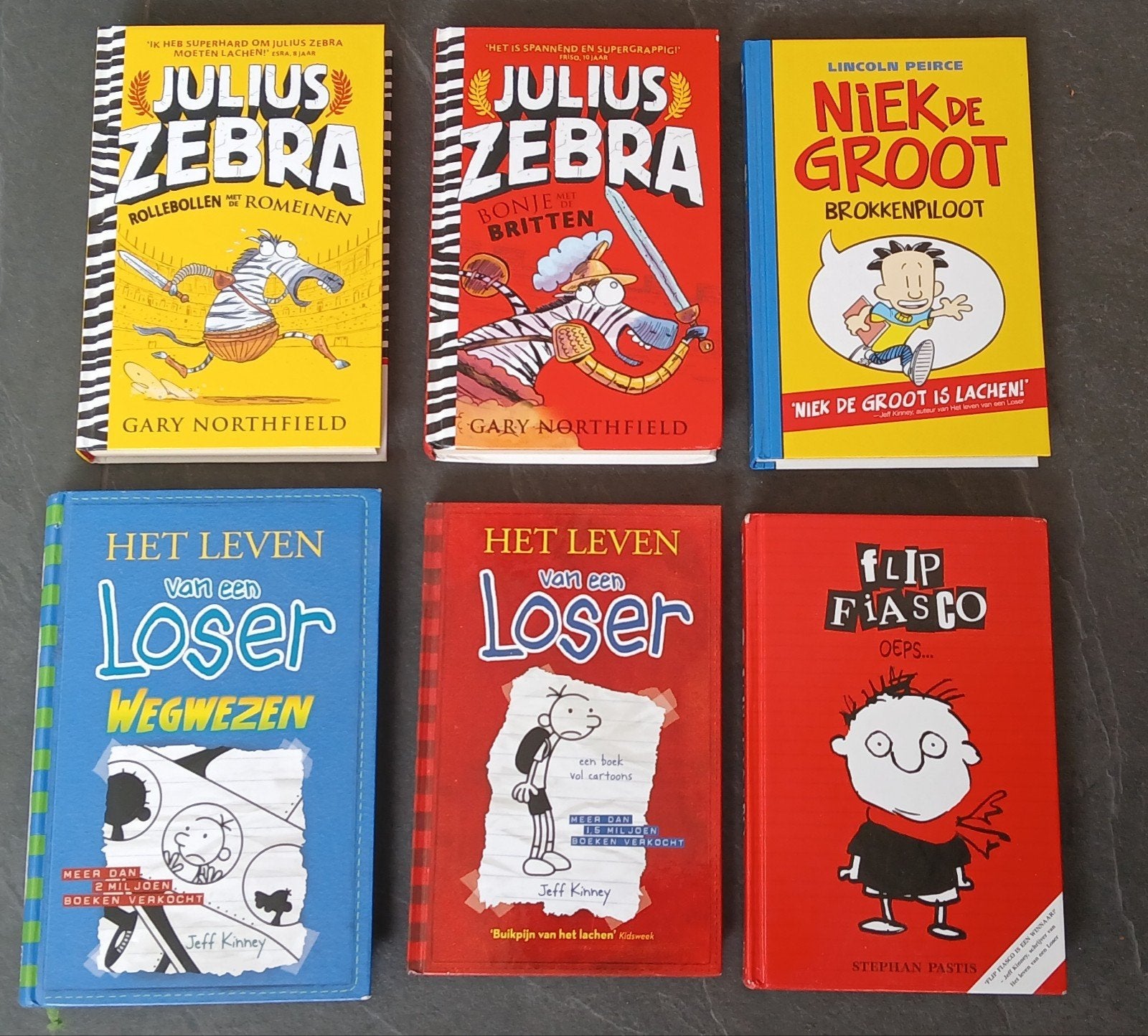 Het leven van een loser,Julius Zebra,Niek de Groot,Flip Fias, Ophalen of Verzenden, Zo goed als nieuw