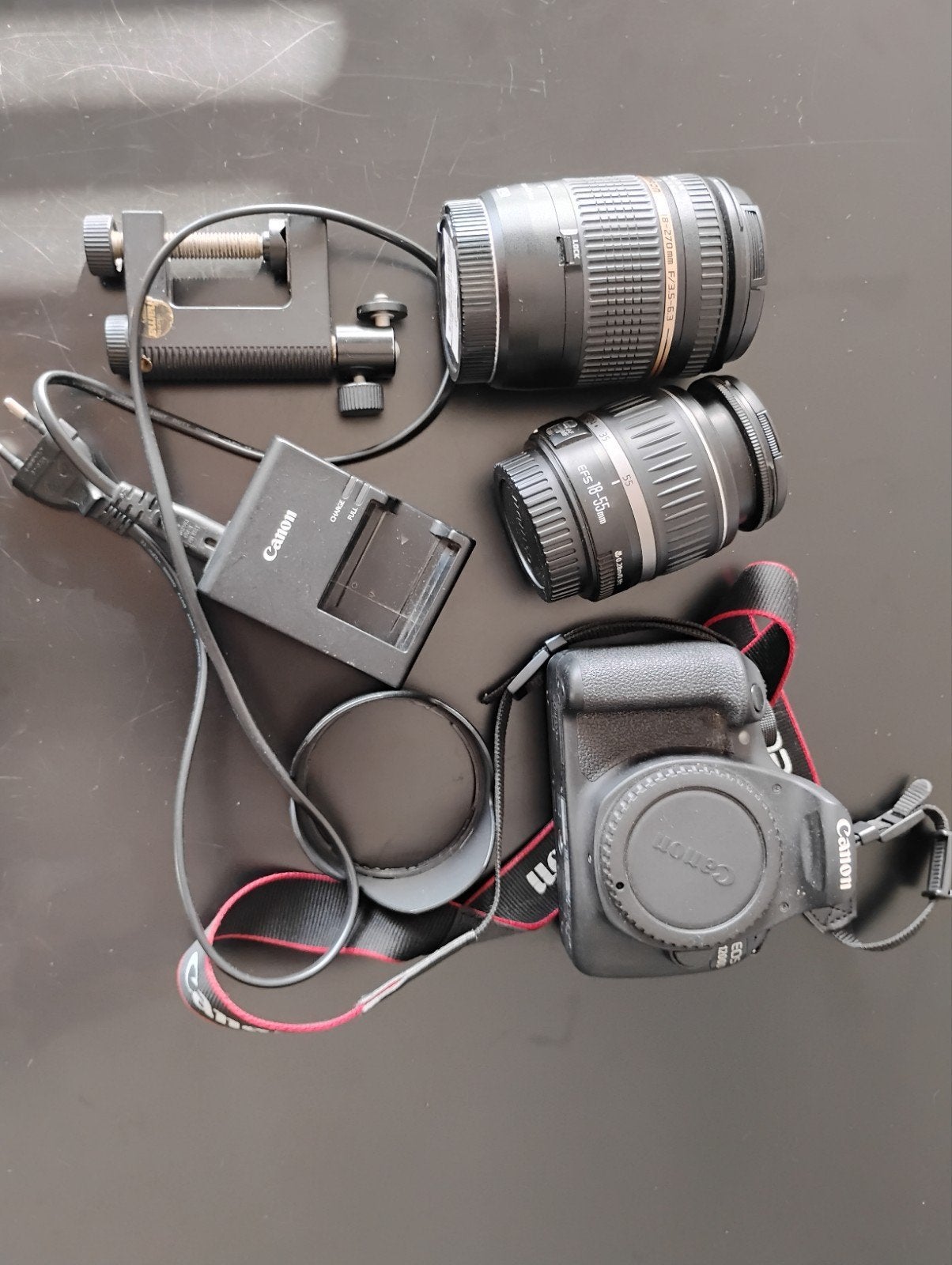 Canon EOS 1200D Spiegelreflexcamera met 2 lenzen, Ophalen, Gebruikt, Spiegelreflex, Canon