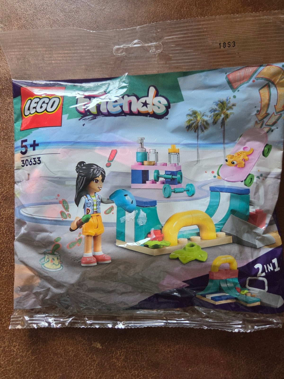 LEGO Friends Skatepark Polybag 30633 Nieuw, Inclusief minifiguren, Lego, Nieuw, Friends