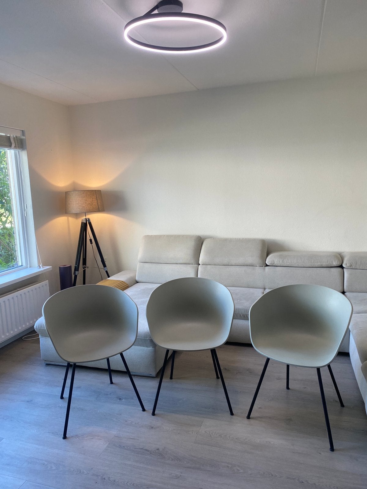 4x Originele HAY AAC 26 design eetkamerstoelen, Huis en Inrichting, Ophalen, Kunststof, Gebruikt, Zwart