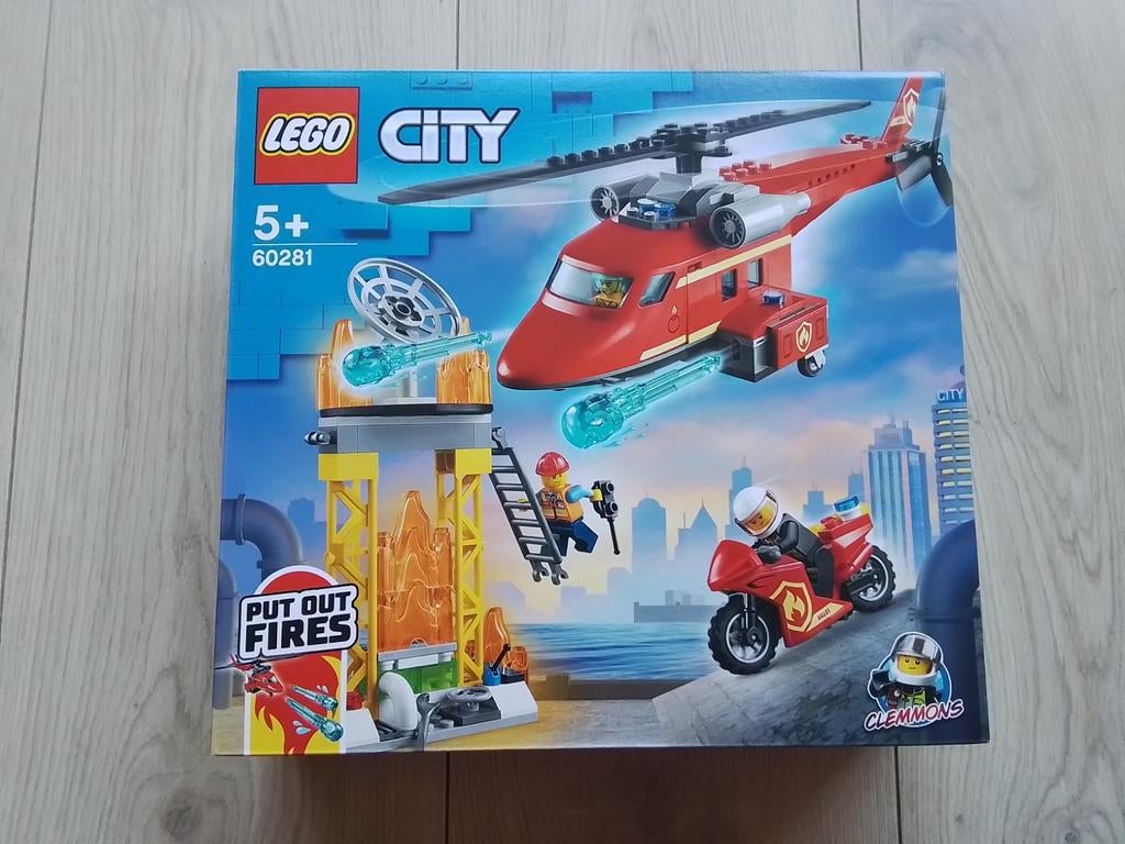 Lego 60281 City Town Fire Rescue Helicopter Nieuw, City, Lego, Nieuw, Ophalen of Verzenden