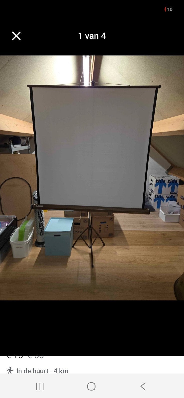 Projecta Mistral projectiescherm met statief, Ophalen of Verzenden