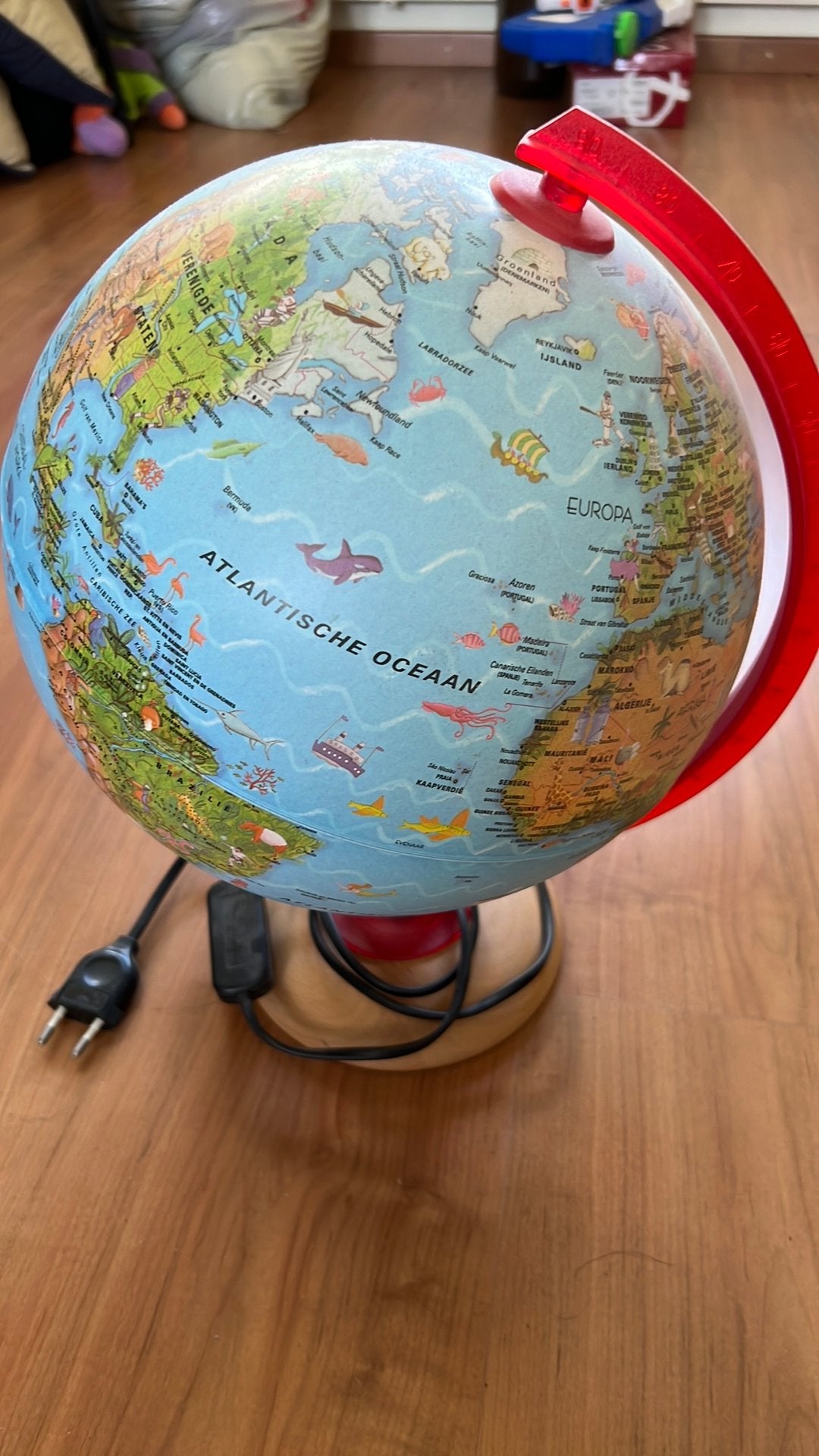 Globe kind met dieren, Kinderen en Baby's, Speelgoed | Educatief en Creatief, Ophalen, Zo goed als nieuw