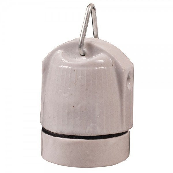 Keramische fitting E27 met ophanghaakje – geschikt voor warm, Info@olba.com, De Mars 13, Coevorden 7742PT, Overige typen, Nieuw