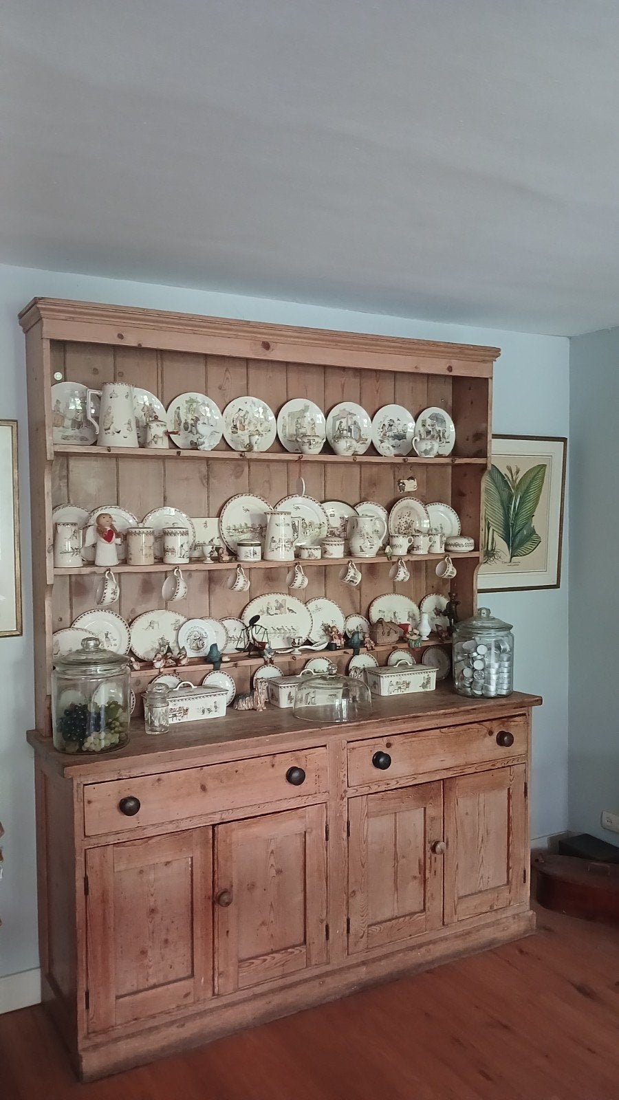 oude Ierse grenen dresser, Ophalen
