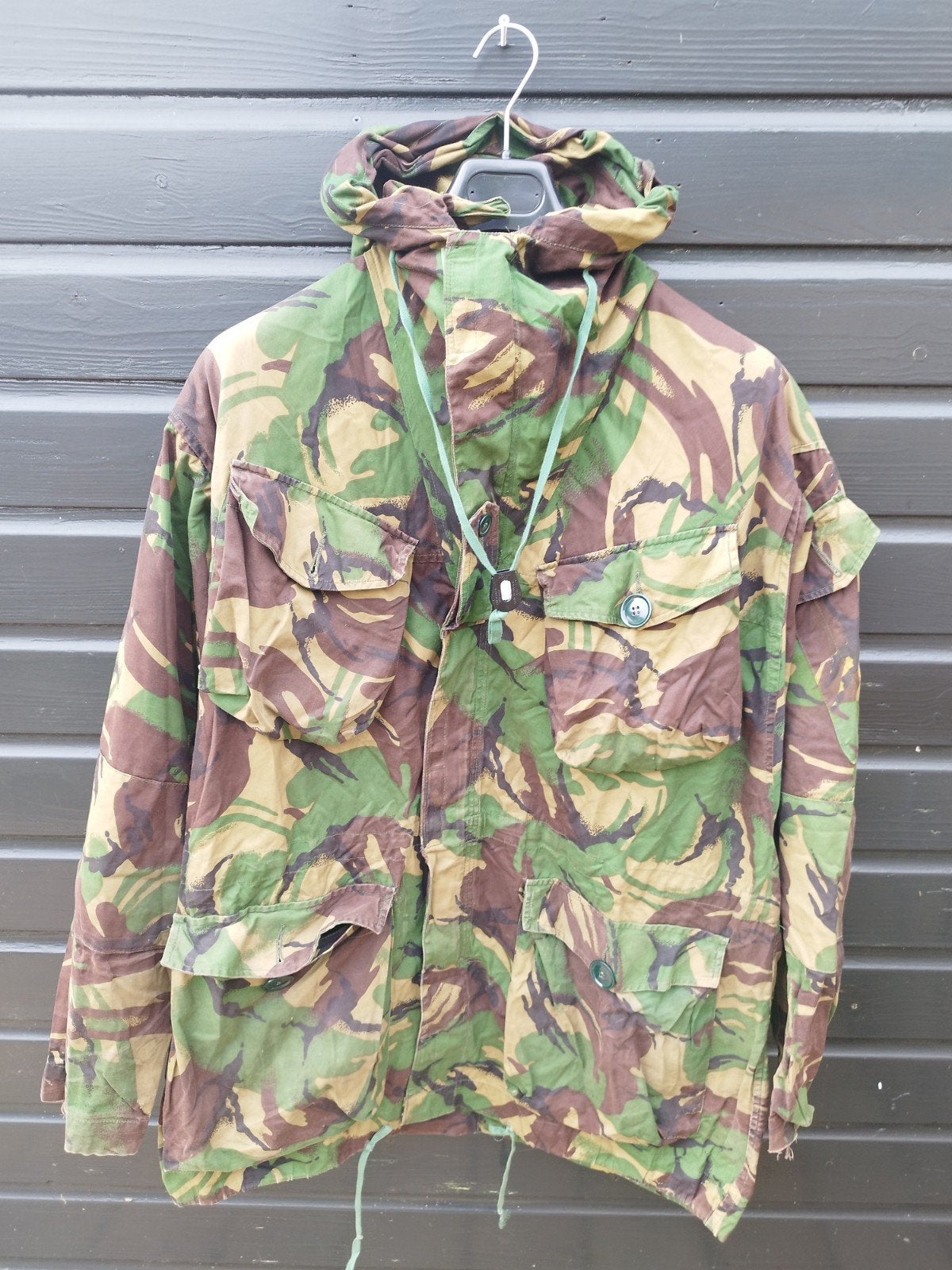 Wind- en waterdichte camouflage jas (Smock Combat Windproof), Maat 52/54 (L), Ophalen of Verzenden, Gedragen, Groen