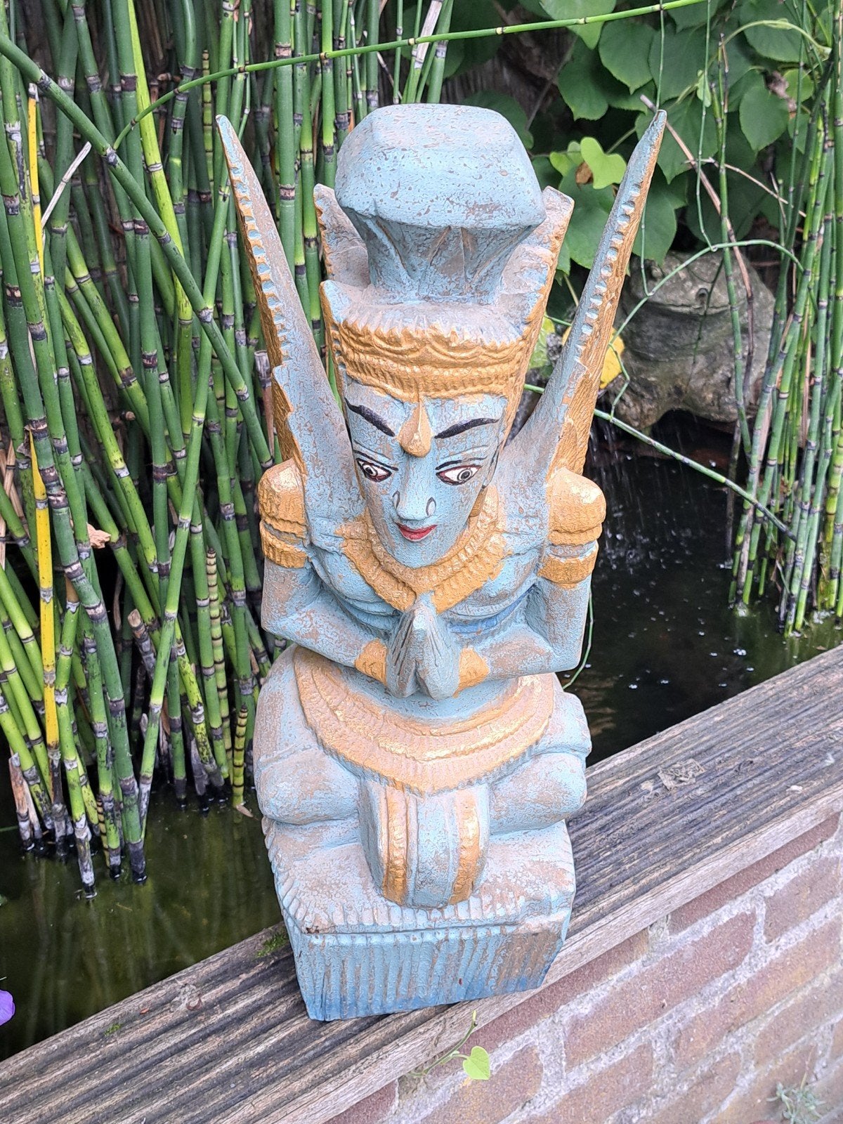 houten Thailand tempelwachter, Ophalen of Verzenden
