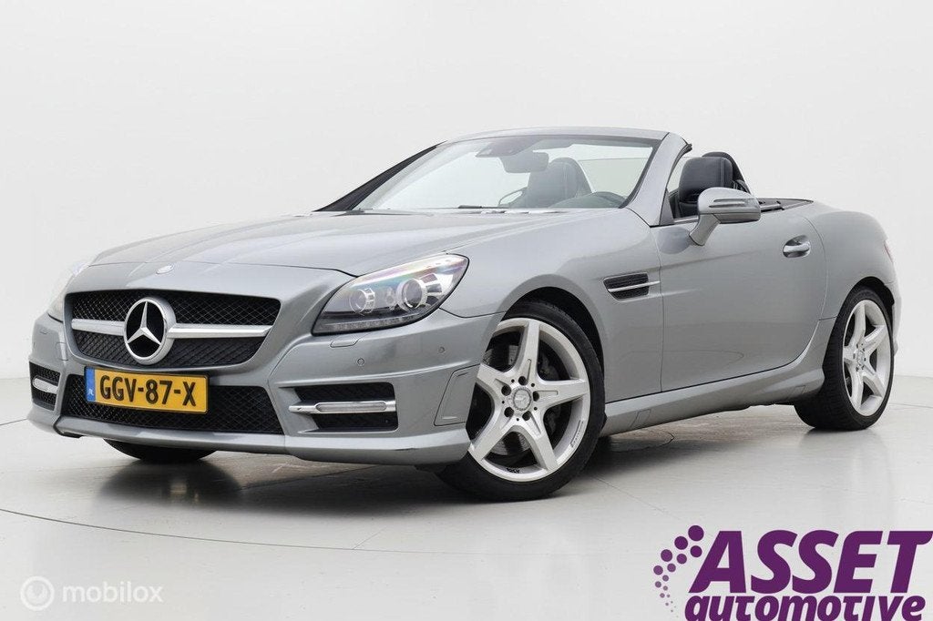 Mercedes SLK 200 aut AMG Line | panoramadak | nekverwarming, Auto's, Automaat, Euro 5, Achterwielaandrijving, Gebruikt