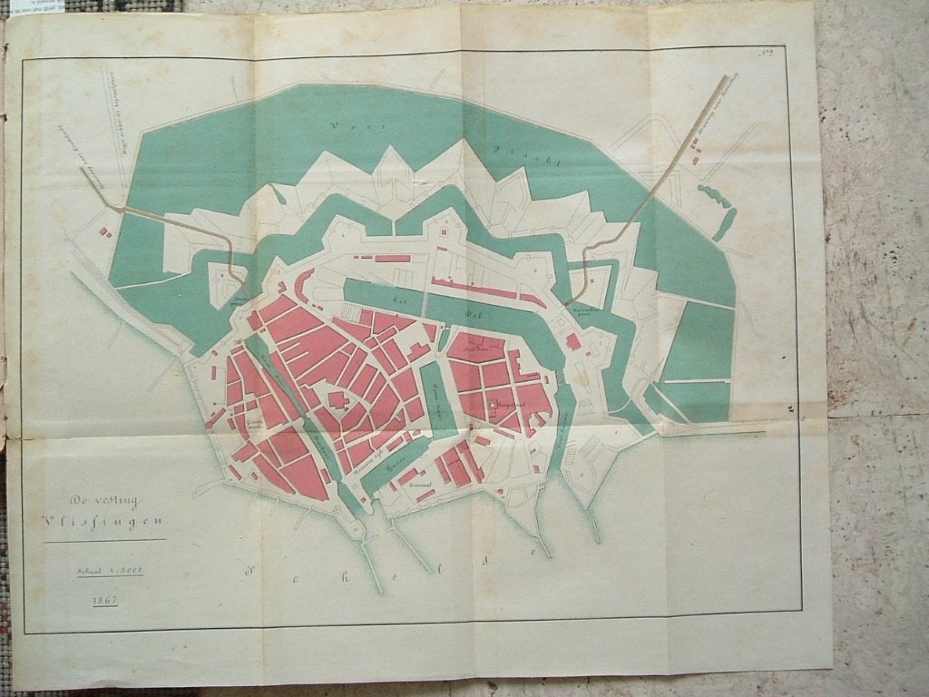 Geschiedkundige plaatsbeschrijving van Vlissingen - 1873., Ophalen of Verzenden, H.P. Winkelman