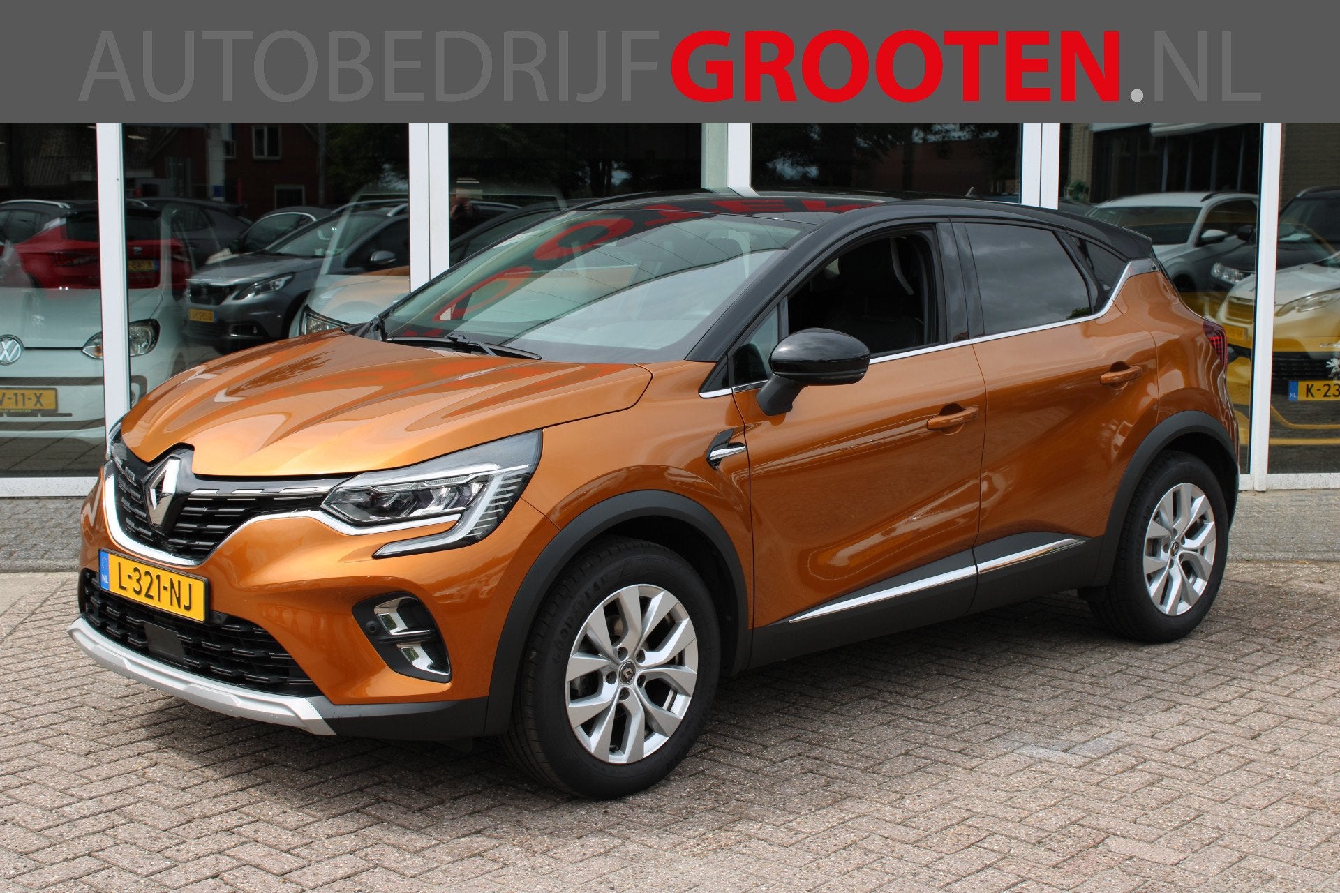 Renault Captur 1.0 TCe 90 Intens//Navi//Camera//ecc!, Auto's, Voorwielaandrijving, Gebruikt, Leder en Stof, Origineel Nederlands