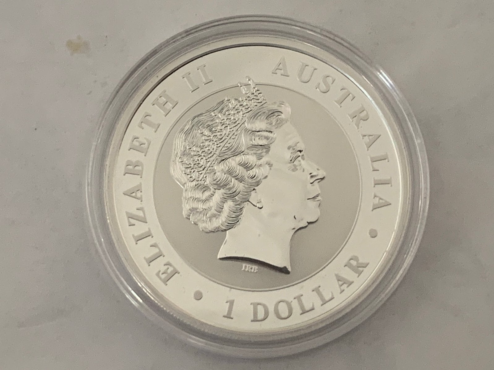 Zilveren munt 2016 1 oz elisabeth 2 met adelaar prachtig, Ophalen of Verzenden, Zilver