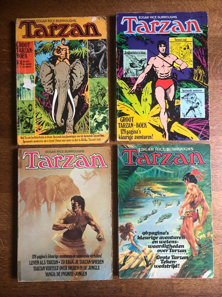 stripboek, Boeken, Stripboeken, Gelezen, Verzenden, Meerdere stripboeken, Edgar Rice Burroughs