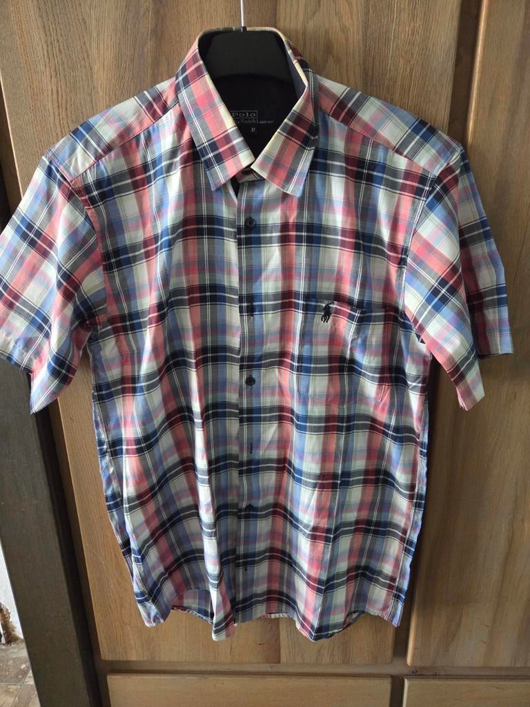 Polo Ralph Lauren geruit overhemd - Maat M, Rood, Halswijdte 39/40 (M), Ophalen of Verzenden, Polo Ralph Lauren