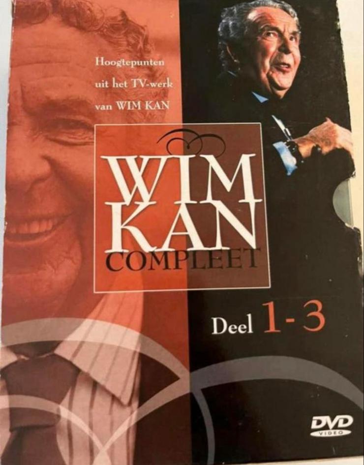 Wim Kan Compleet Deel 1-3 DVD - Hoogtepunten TV-werk, Cd's en Dvd's, Alle leeftijden, Ophalen of Verzenden, Zo goed als nieuw