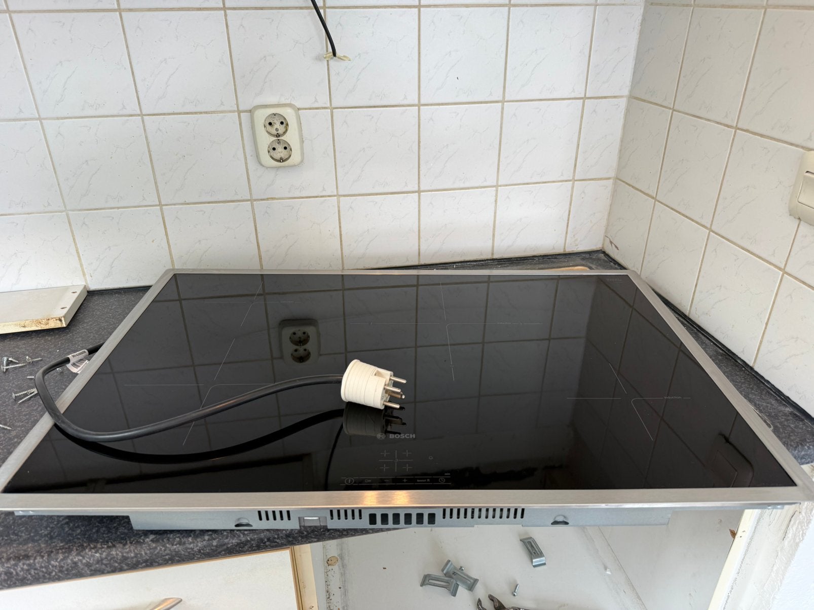Bosch zo goed als nieuw, Witgoed en Apparatuur, Kookplaten, Zo goed als nieuw, Gas, Vrijstaand, 4 kookzones