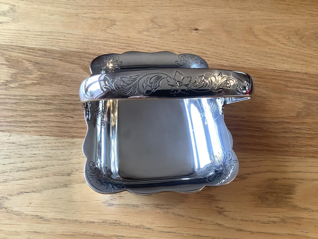 Zilveren bonbonschaaltje D. J. Aubert & Zn. Den Haag, Antiek en Kunst, Antiek | Goud en Zilver, Ophalen of Verzenden