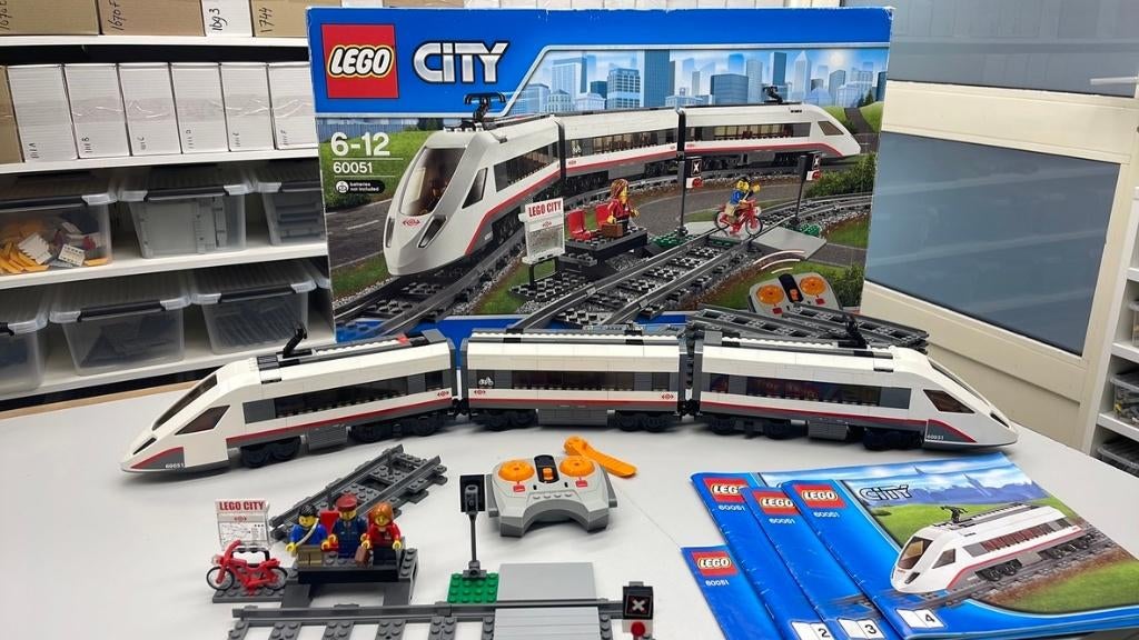 SB1362 Lego trein R.C. 60051, Ophalen of Verzenden, Zo goed als nieuw