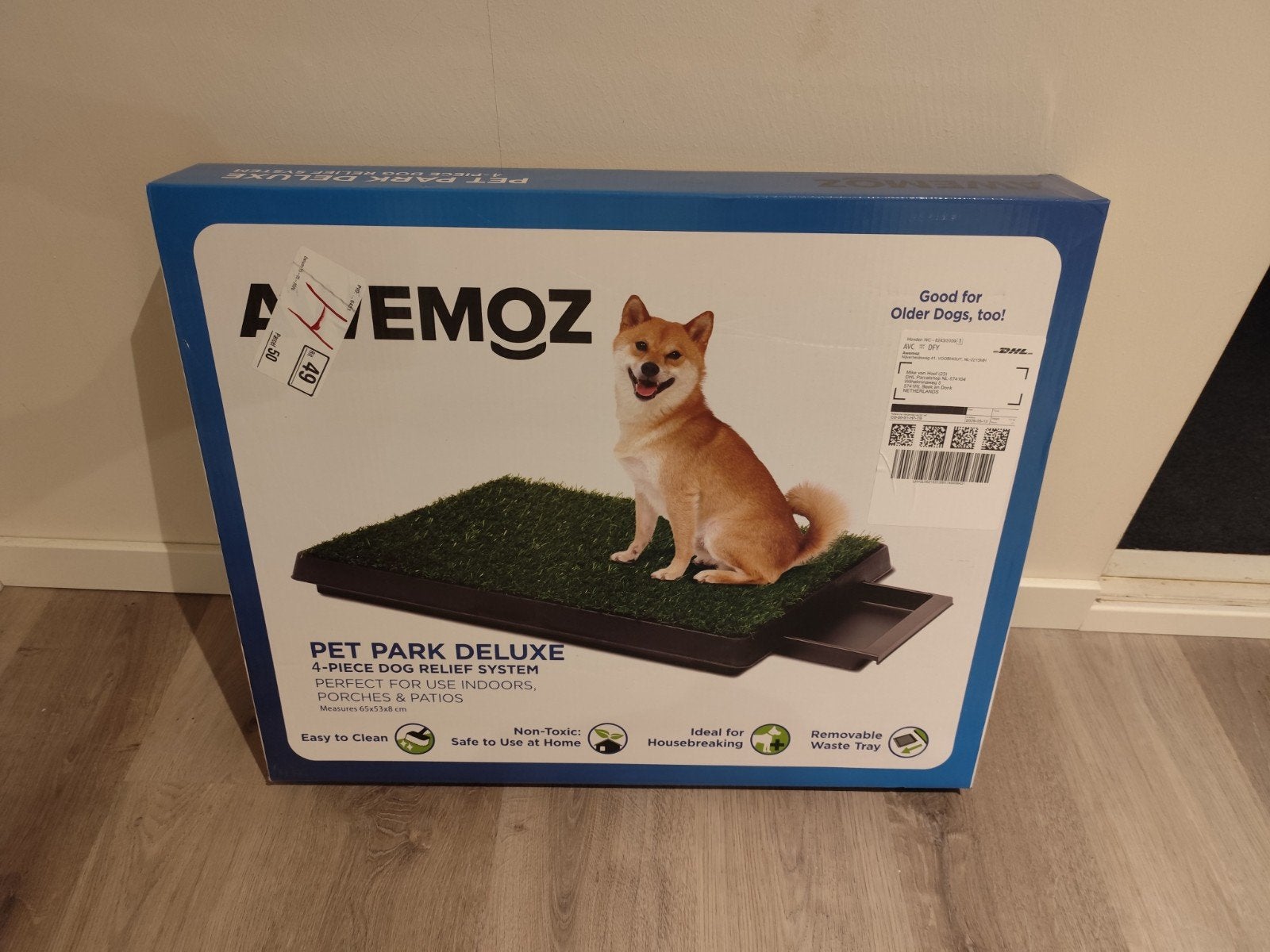 Hondentoilet - ongebruikt/ongeopend - met 2 matten, Ophalen, Nieuw