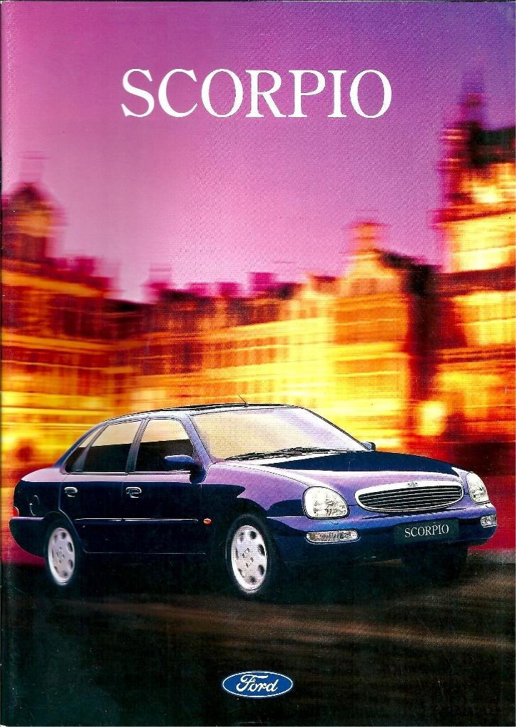 Brochure Ford Scorpio 1996, Ophalen of Verzenden, Gelezen, Ford