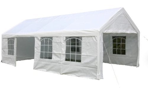 Partytent 8 x 4 Meter (Cranenbroek) – Inc. Transportkist, Ophalen, Gebruikt, Partytent, 2 meter of meer
