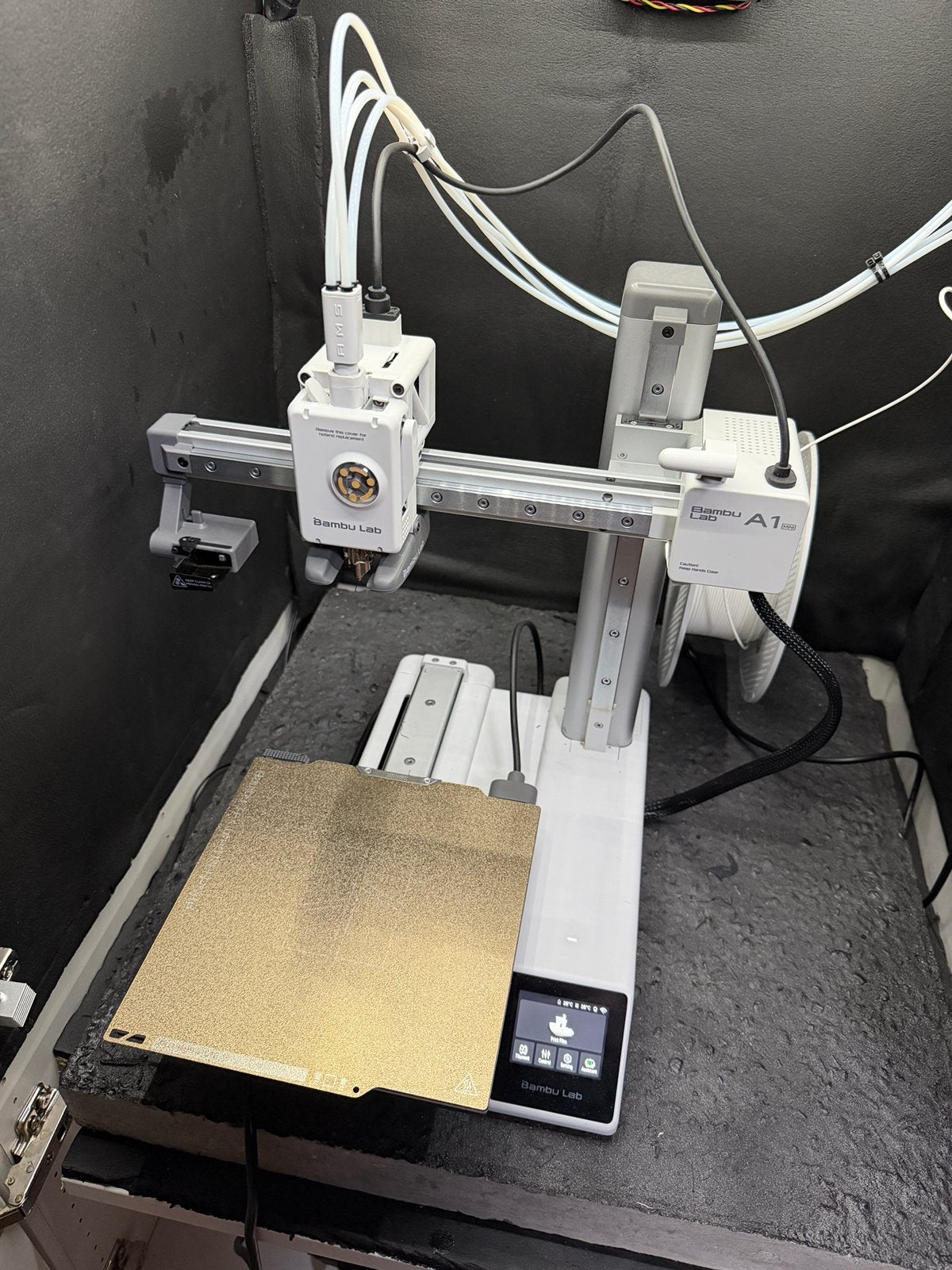 Bambu Lab A1 Mini + BMCU 370, Ophalen, Ingebouwde Wi-Fi, Zo goed als nieuw, Filament