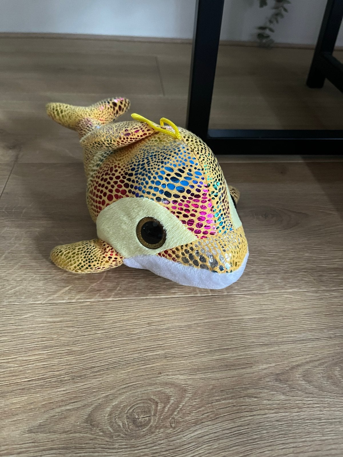 Glinsterende vis knuffel - Zo goed als nieuw, Overige typen, Ophalen of Verzenden, Zo goed als nieuw, Meerkleurig