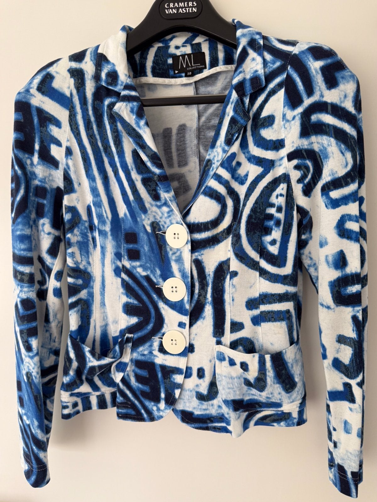 ML Collections, Kleding | Dames, Maat 38/40 (M), Blauw, Ophalen of Verzenden, Jasje