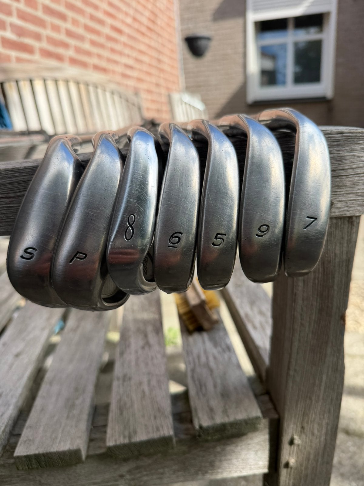 TaylorMade UG65 ijzerset 5 t/m 9 + P + S – graphite shafts, Sport en Fitness, Golf, Ophalen of Verzenden, Zo goed als nieuw, Set