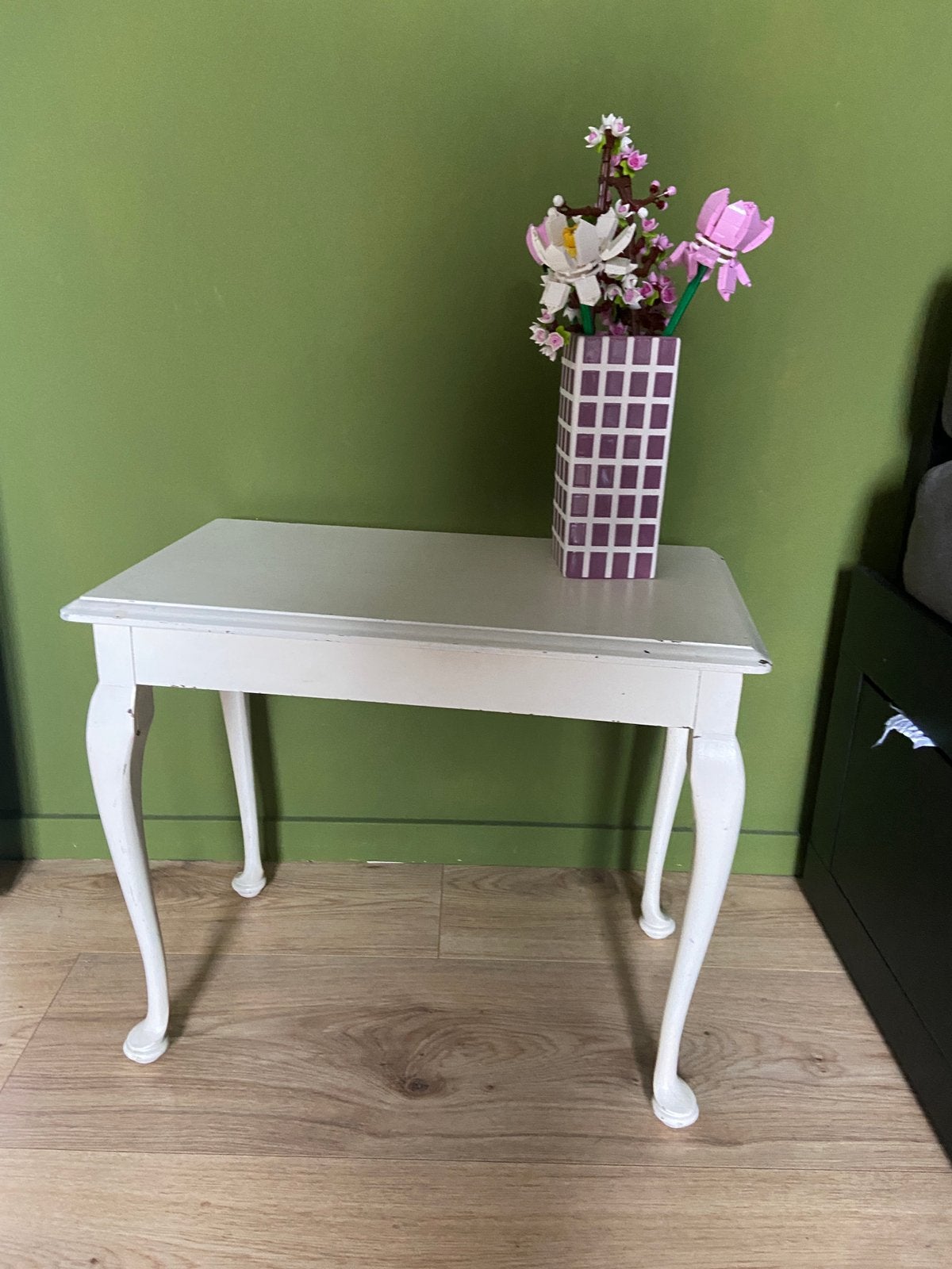 Vintage retro queen ann bijzettafeltje, Ophalen, 50 tot 100 cm, Zo goed als nieuw, 25 tot 50 cm