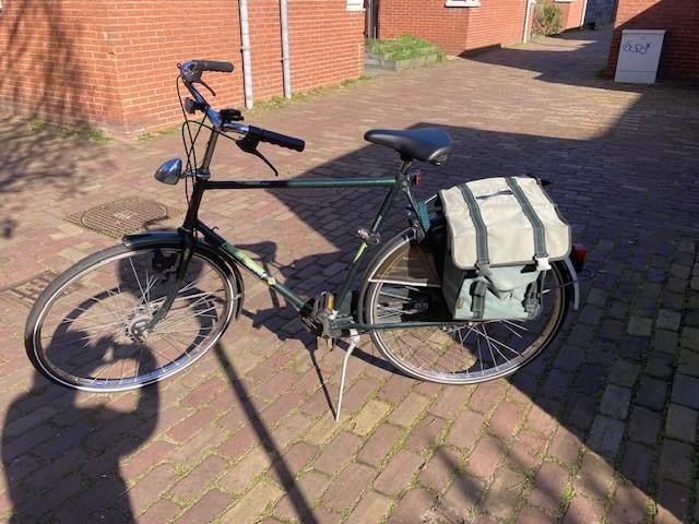 Herenfiets Locomotief, Fietsen en Brommers, Gebruikt, Versnellingen, 56 cm of meer, Ophalen