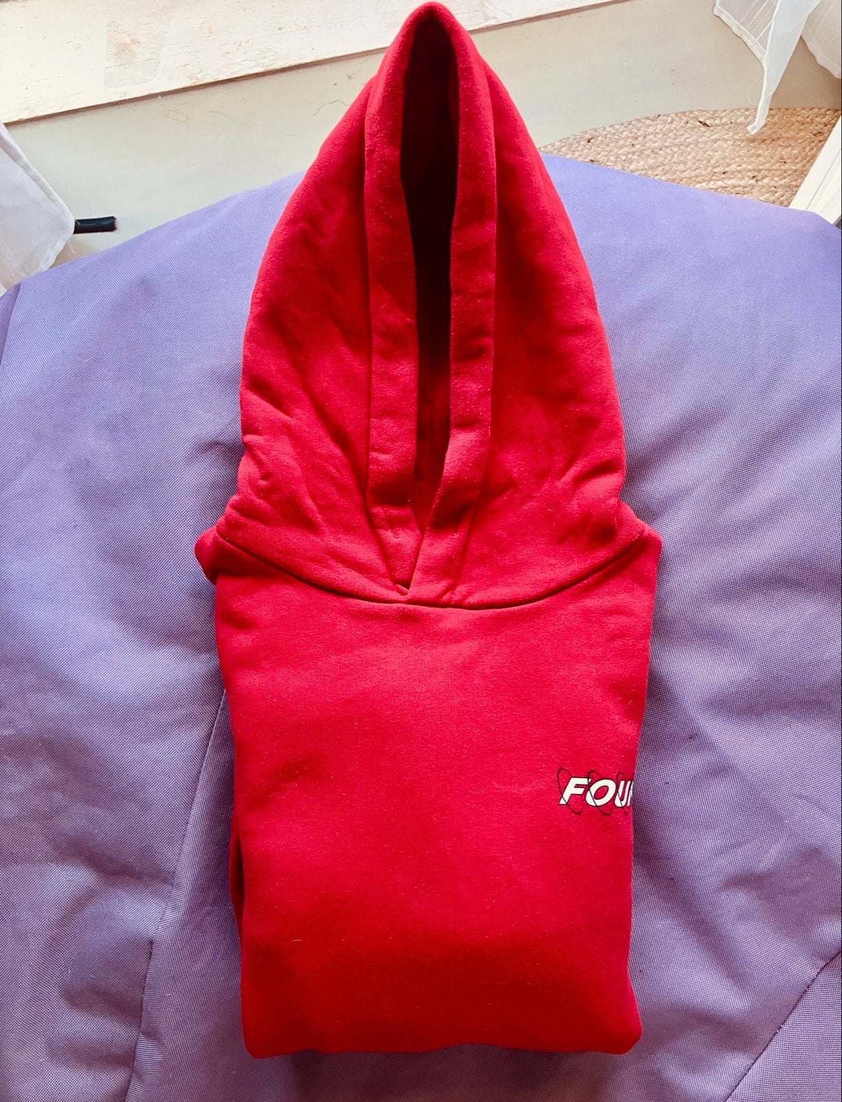 FOUR rode hoodie - maat 14 jaar / 152-164, Verzenden, Gebruikt, Jongen of Meisje, Trui of Vest