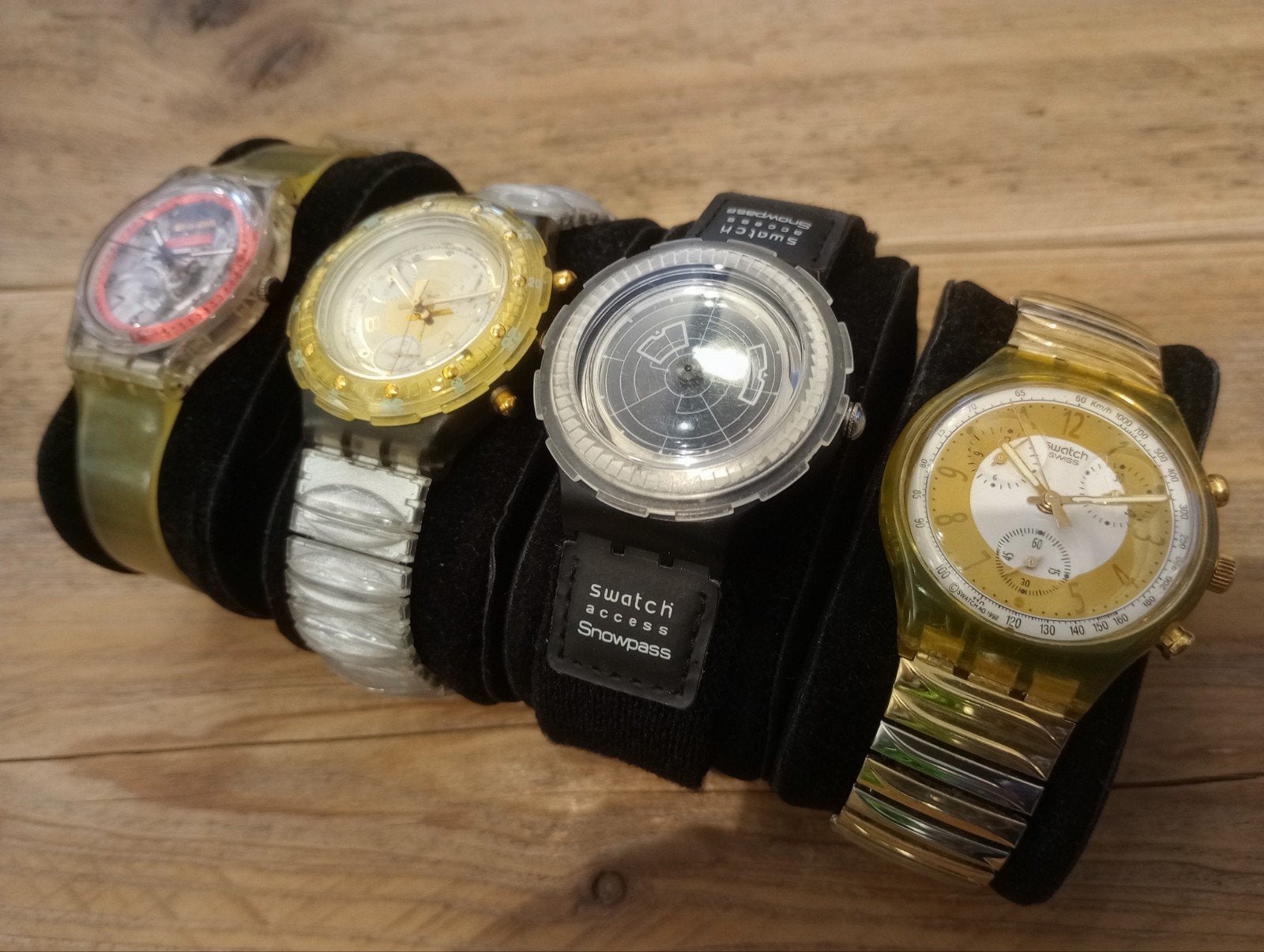 Vintage Swatch Horloges 90's - 4 stuks, Ophalen of Verzenden, Gebruikt, Swatch