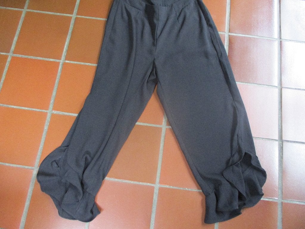 mj/NIEUW! ISAY/broek/maat 40/LEUKE ONDERKANT, Maat 38/40 (M), Verzenden, ISAY, Zwart