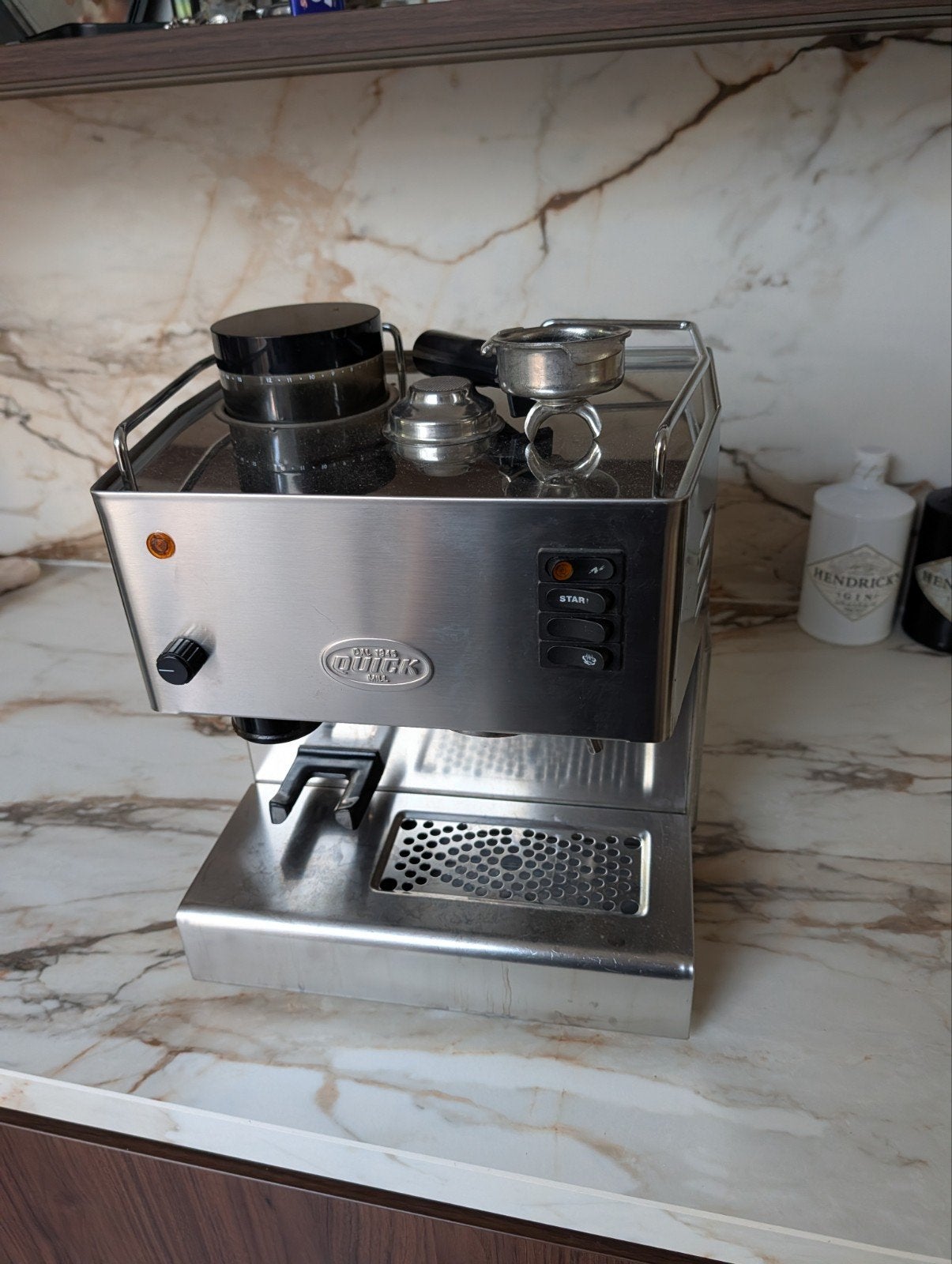 Quickmill 3035 Espressomachine piston - Zeer goede staat, Witgoed en Apparatuur, Ophalen, Espresso apparaat, Gemalen koffie, Zo goed als nieuw