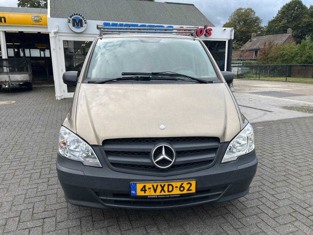 Mercedes-benz VITO 113 CDI 320 Lang,3 zits,airco,mooie bus, Auto's, Beige, Mercedes-Benz, Bedrijf, Diesel